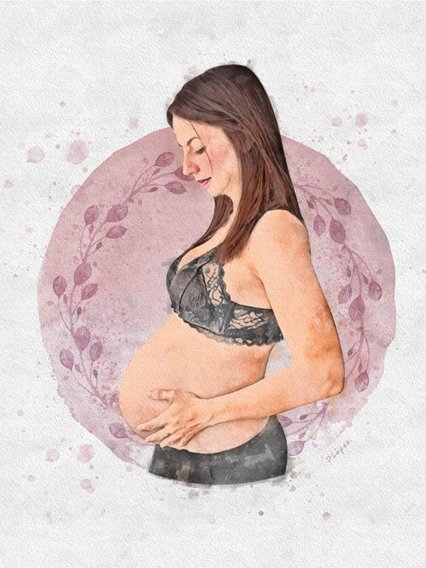ilustración de embarazo
